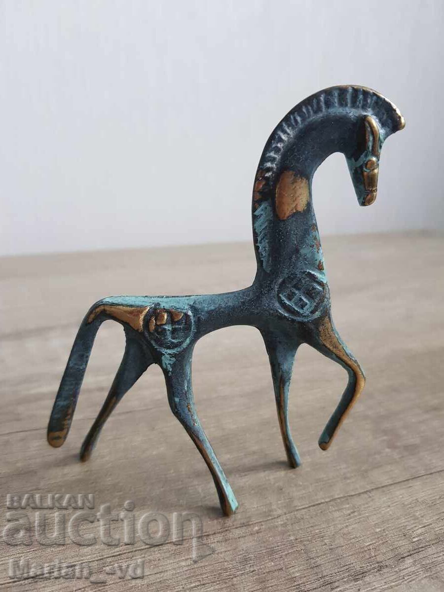 Χάλκινο άγαλμα αρχαιοελληνικού αλόγου, ρεπλίκα - 7