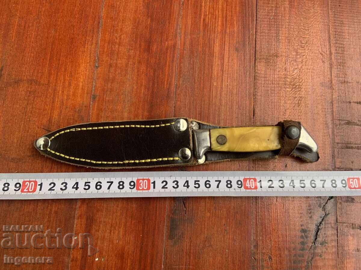 BULGARIA KNIFE BLADE ANTIQUE SHEATH BULGARIA KNIFE BLADE ANTIQUE SHEATH