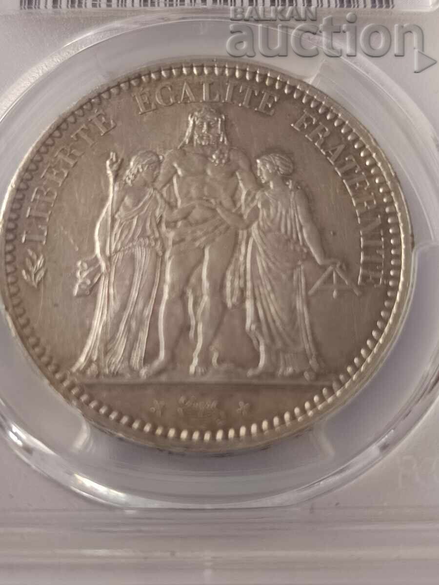 Delivery of 5 Francs PCGS MS61