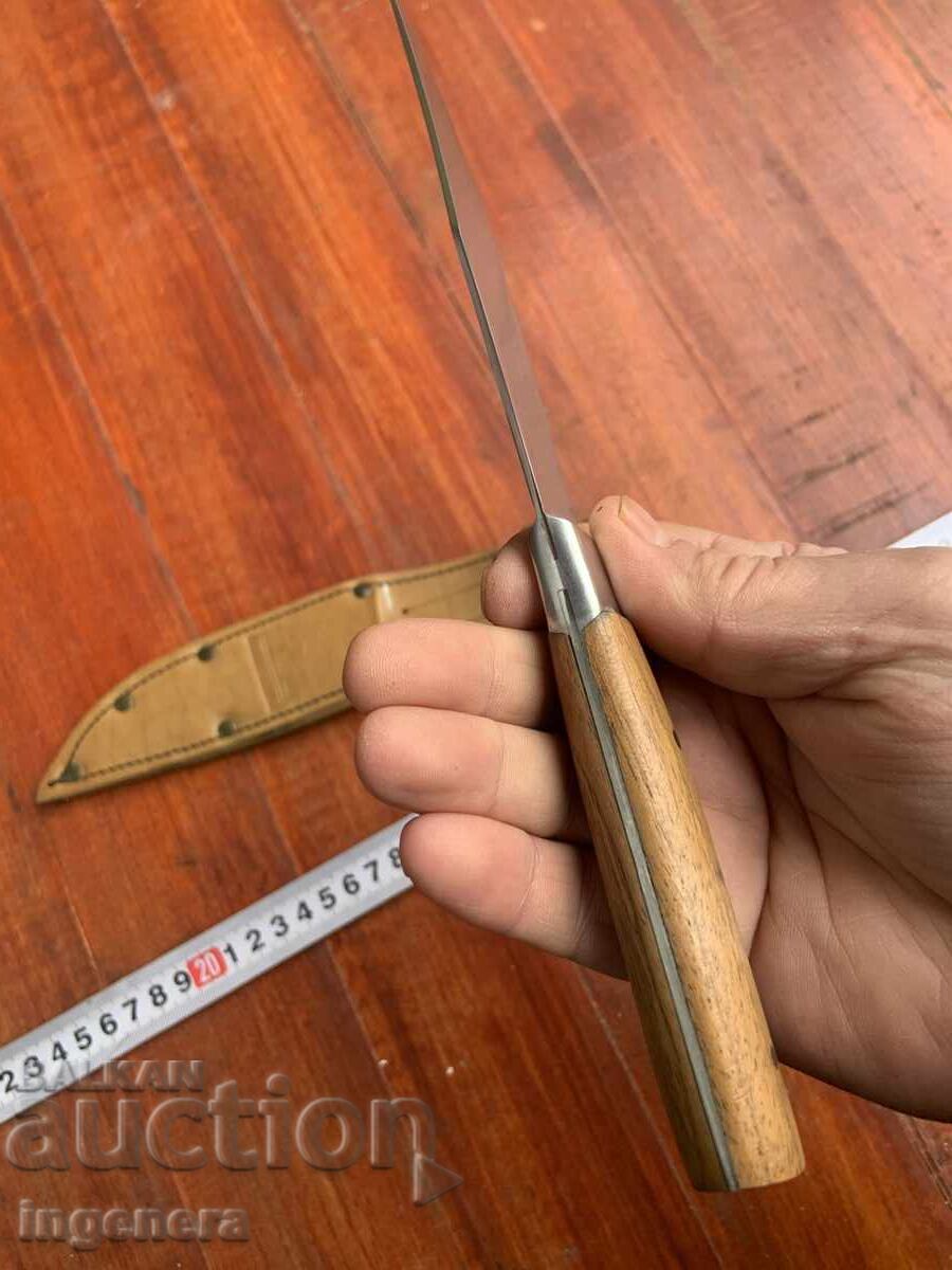 BULGARIA KNIFE BLADE ANTIQUE SHEATH - 7