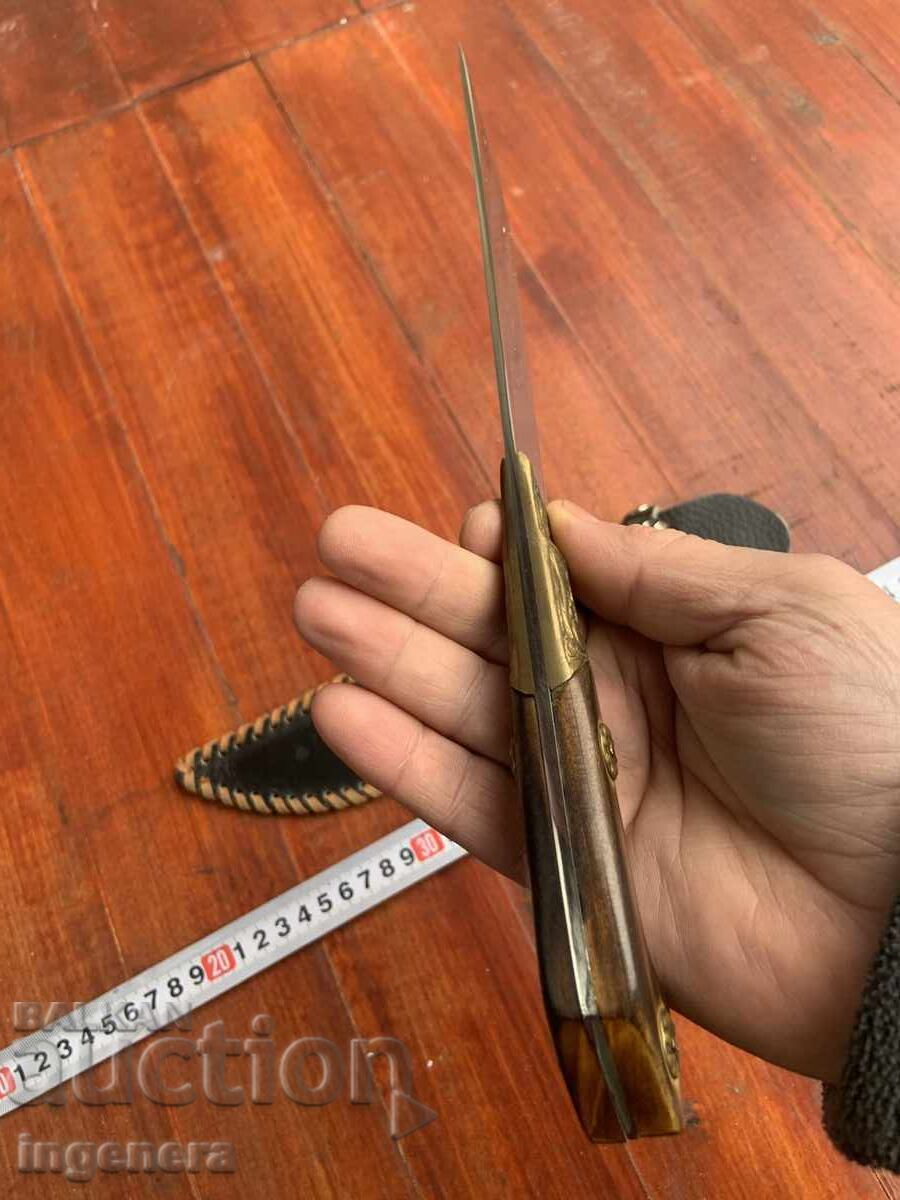 Knife Bulgaria Blade Antique Sheath Fittings - 5