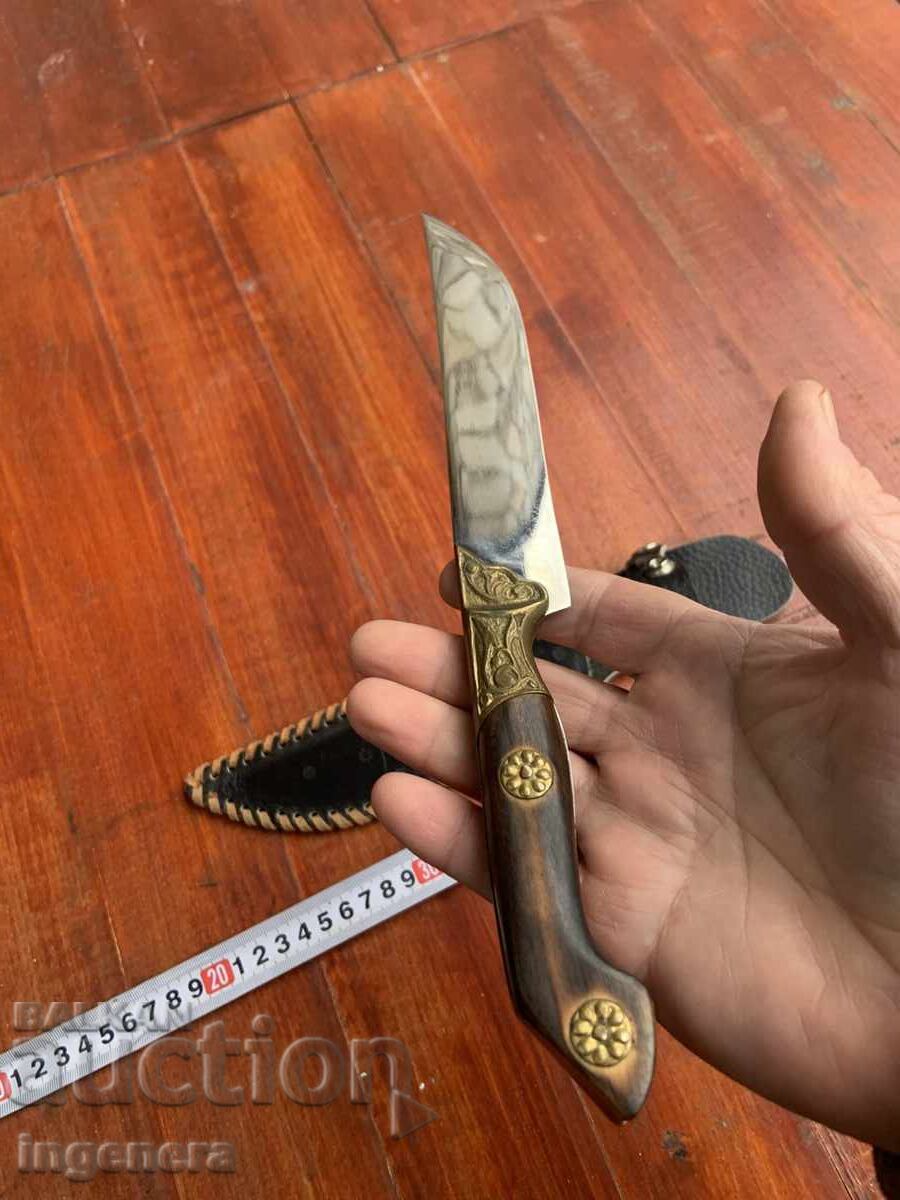 Knife Bulgaria Blade Antique Sheath Fittings - 6