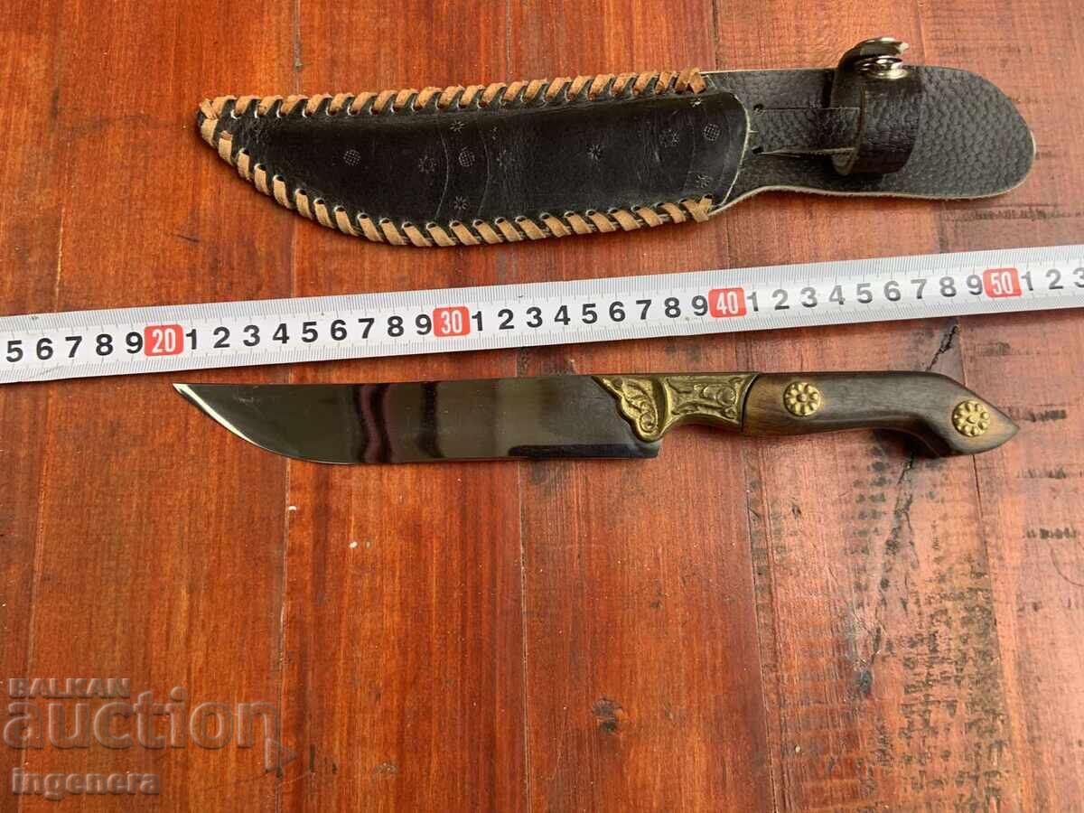 Knife Bulgaria Blade Antique Sheath Fittings