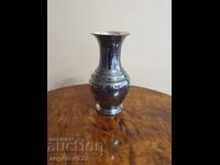 Vază metalică argintată!!!