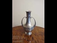 Ασημένια μεταλλική βάζα!!!