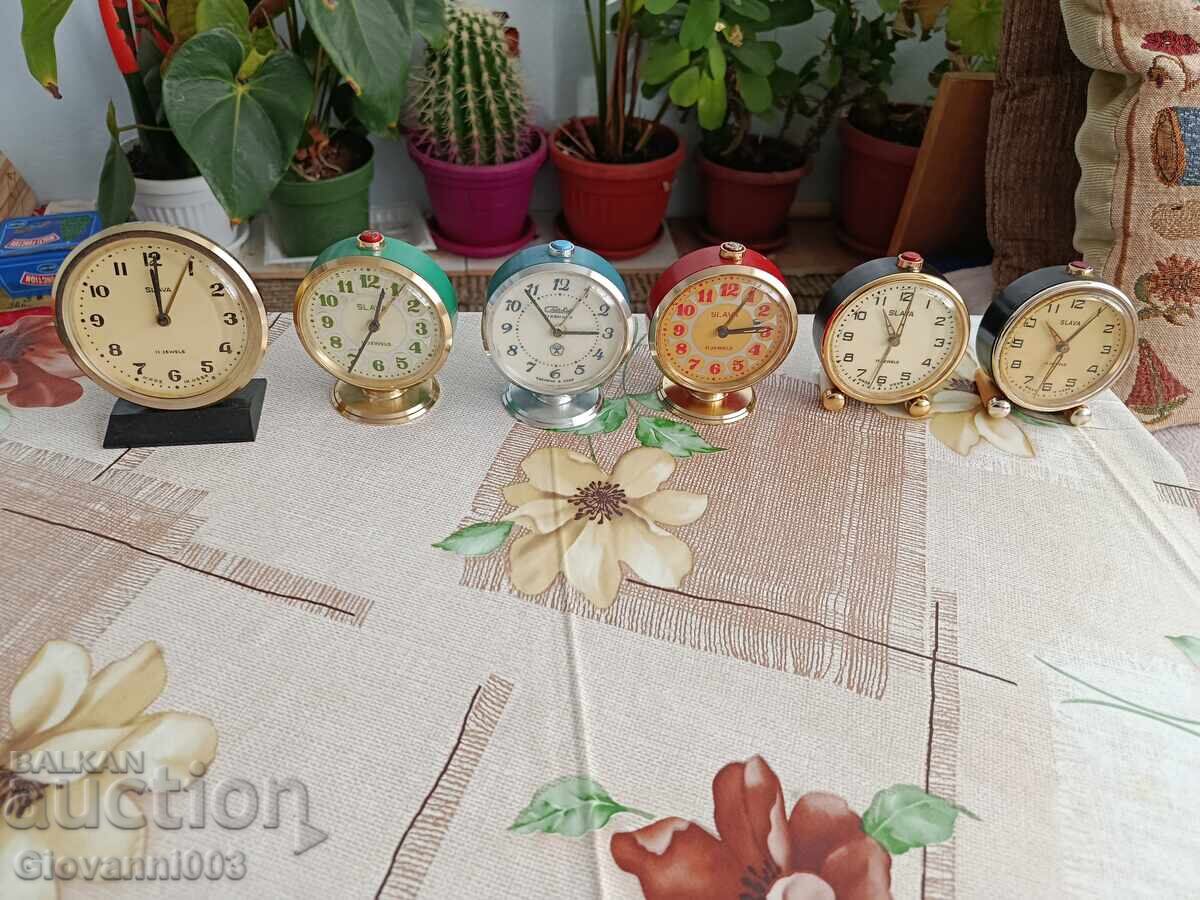 Lot de ceasuri deșteptătoare Slava cu preț € 60.00 | 117.35 BGN