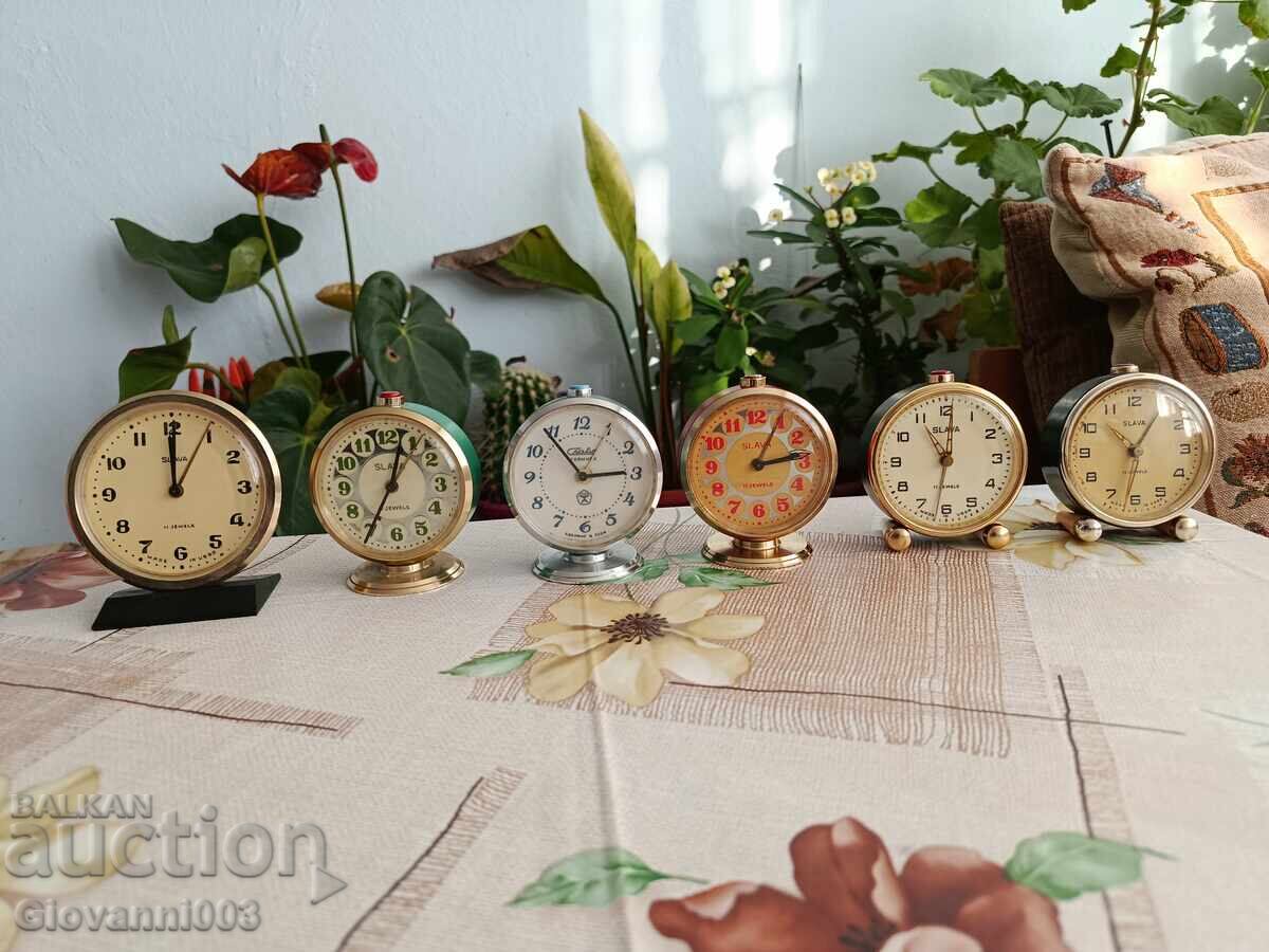 Licitație Lot de ceasuri deșteptătoare Slava