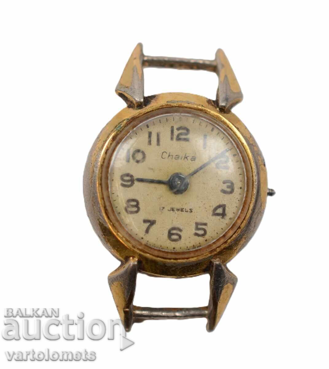 Delivery of Women's watch CHAIKA USSR with gold plating 10 Mk - not working