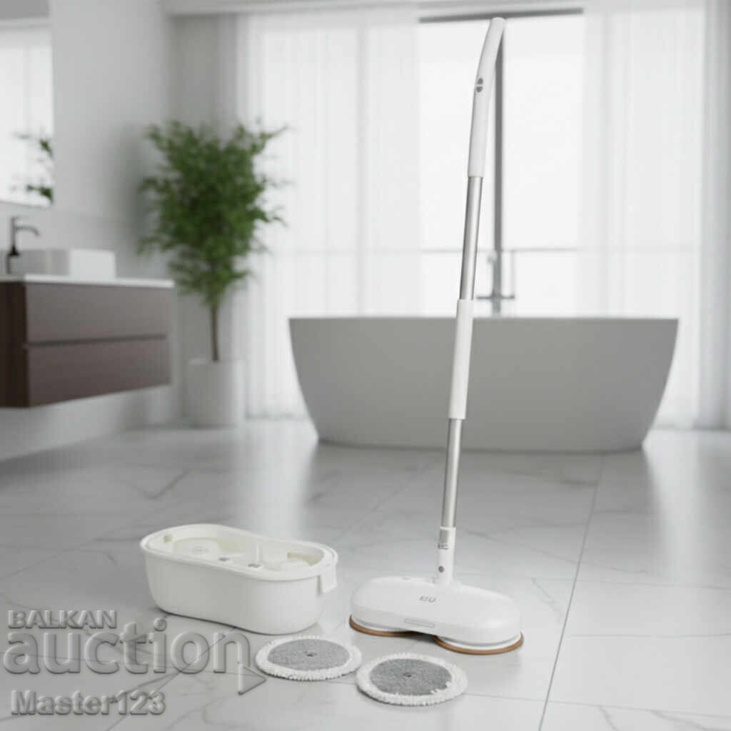 Ηλεκτρική σφουγγαρίστρα με ψεκασμό και στροφείο – για γρήγορο και αποτελεσματικό καθάρισμα Ηλεκτρική σφουγγαρίστρα με ψεκασμό και στροφείο – για γρήγορο και αποτελεσματικό καθάρισμα