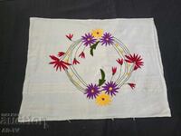 Embroidered pillowcase