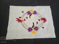 Embroidered pillowcase
