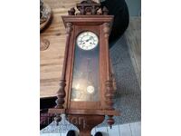 Antique German spring-driven wall regulator , circa 1900