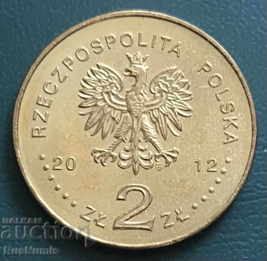 Polonia. 2 zloți 2012. Polonezi salvând evrei. UNC cu preț € 2.50 | 4.89 BGN