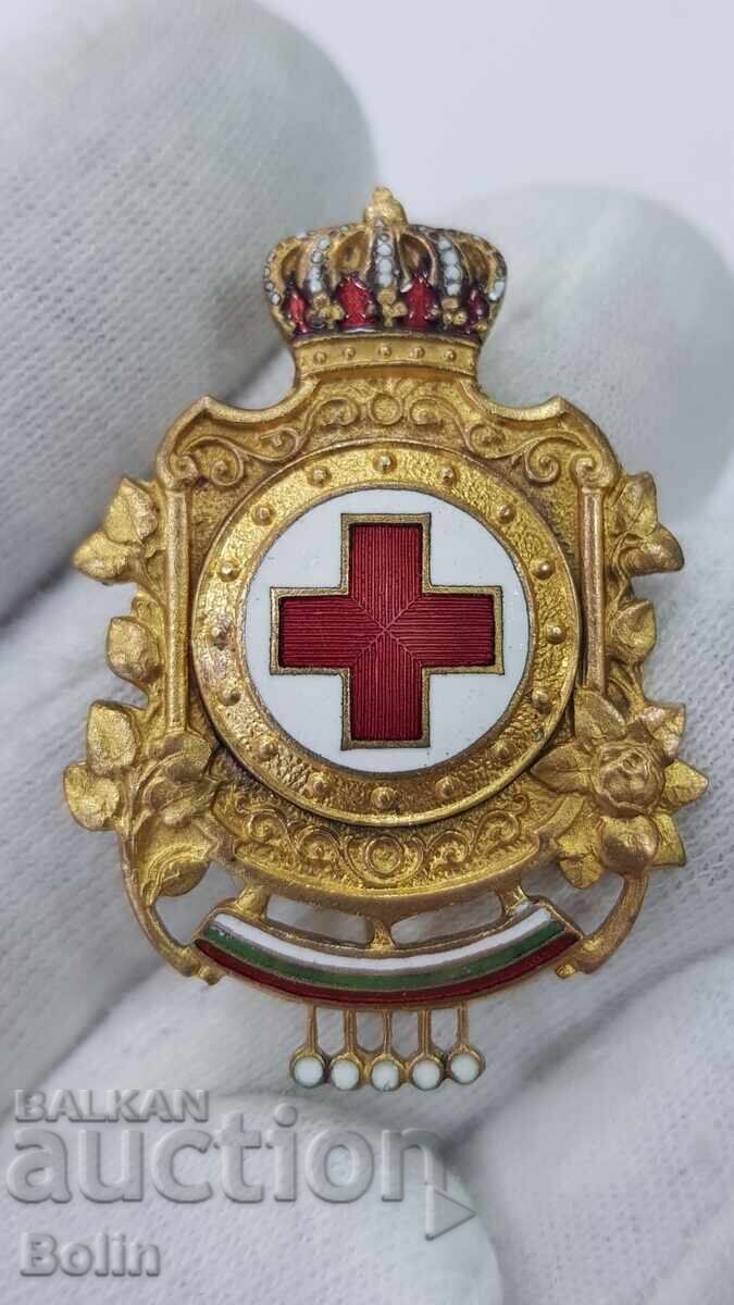 Semn regal bulgar al Crucii Roșii Boris al III-lea cu Cutie