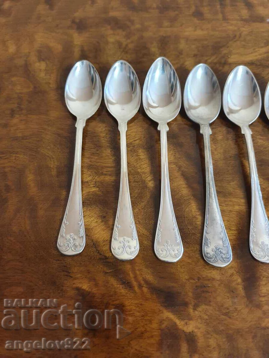 6 PRIMA NS dessert spoons with price € 0.01 | 0.02 BGN