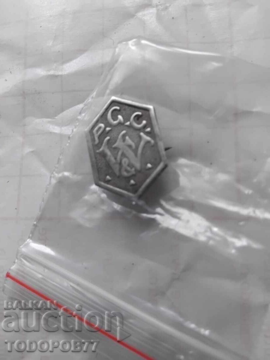 Vechi insignă comercială franceză de la începutul secolului trecut