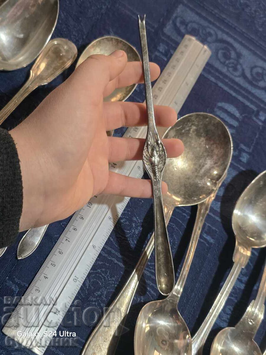 Ασημένια μαχαιροπήρουνα 0.700 Γραμμάρια. BZC. Δείτε και τα υπόλοιπα - 6