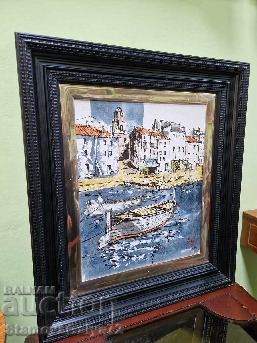 Μοναδικός αυθεντικός πίνακας ζωγραφικής Ισπανού καλλιτέχνη με λάδι - 5