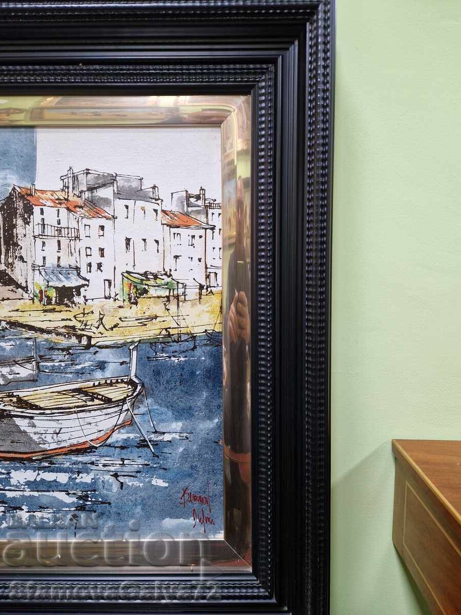 Μοναδικός αυθεντικός πίνακας ζωγραφικής Ισπανού καλλιτέχνη με λάδι - 6