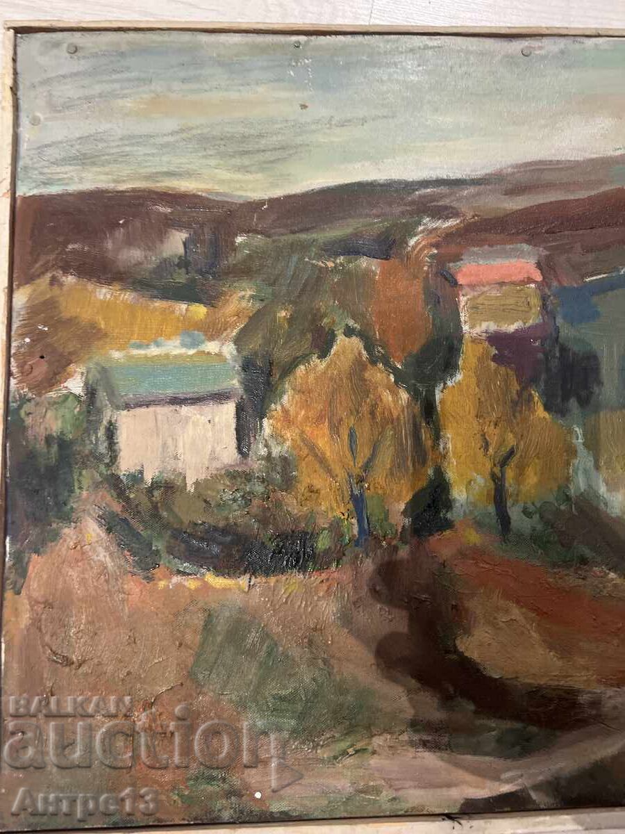 Auction  Alexander Lazarov Painting Landscape 49/35 cm