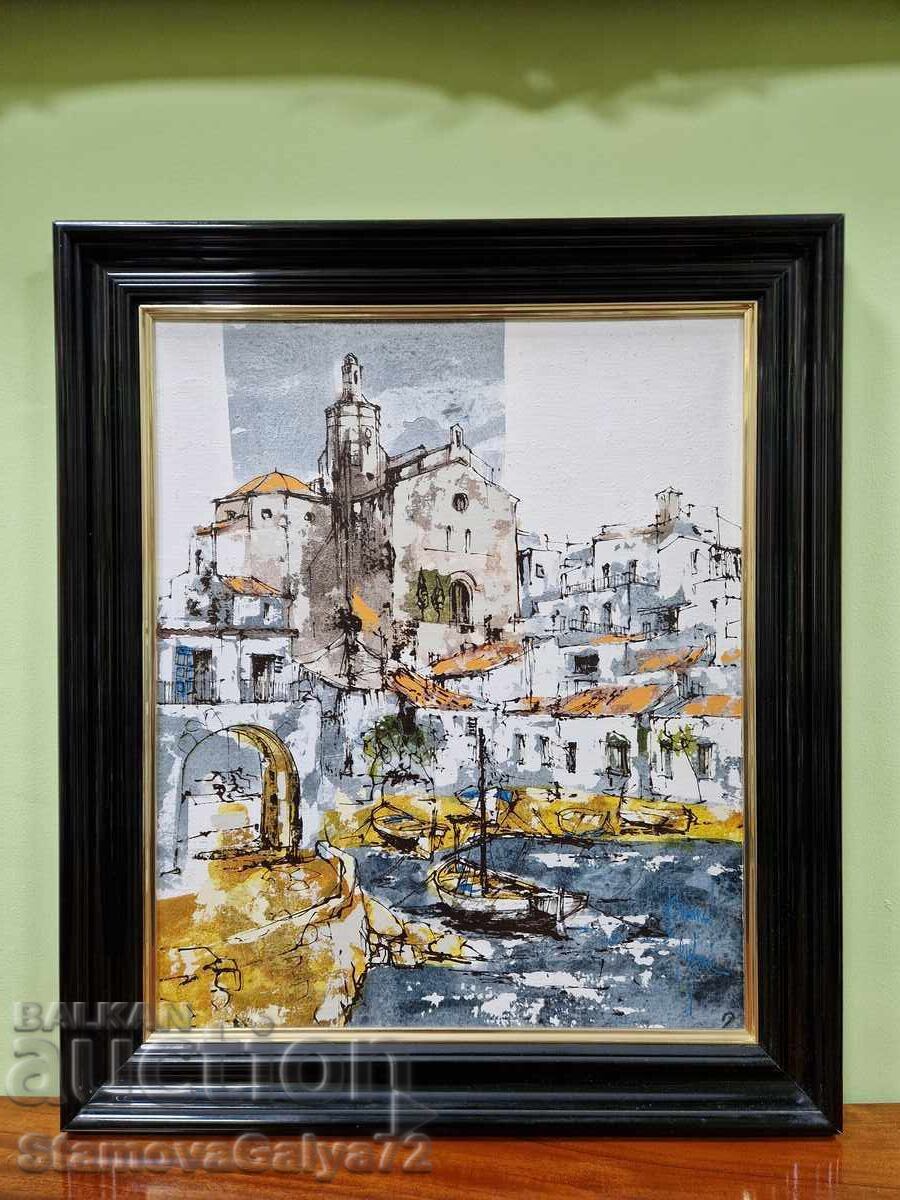 Superbă pictură maestru spaniolă originală, ulei cu preț € 136.00 | 265.99 BGN