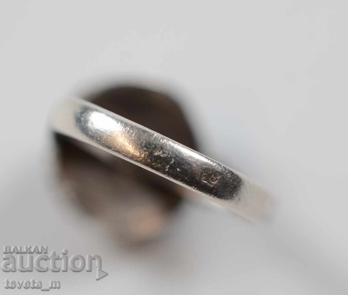 Δημοπρασία Ασημένιο δαχτυλίδι Κορώνα - Βασίλειο Βουλγαρίας