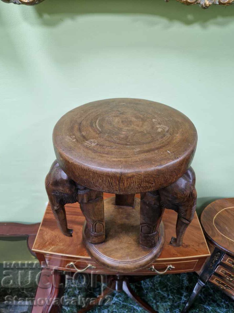 Δημοπρασία Εξαιρετικό σπάνιο αντίκα αγγλο-ινδικό ξύλινο τραπεζάκι
