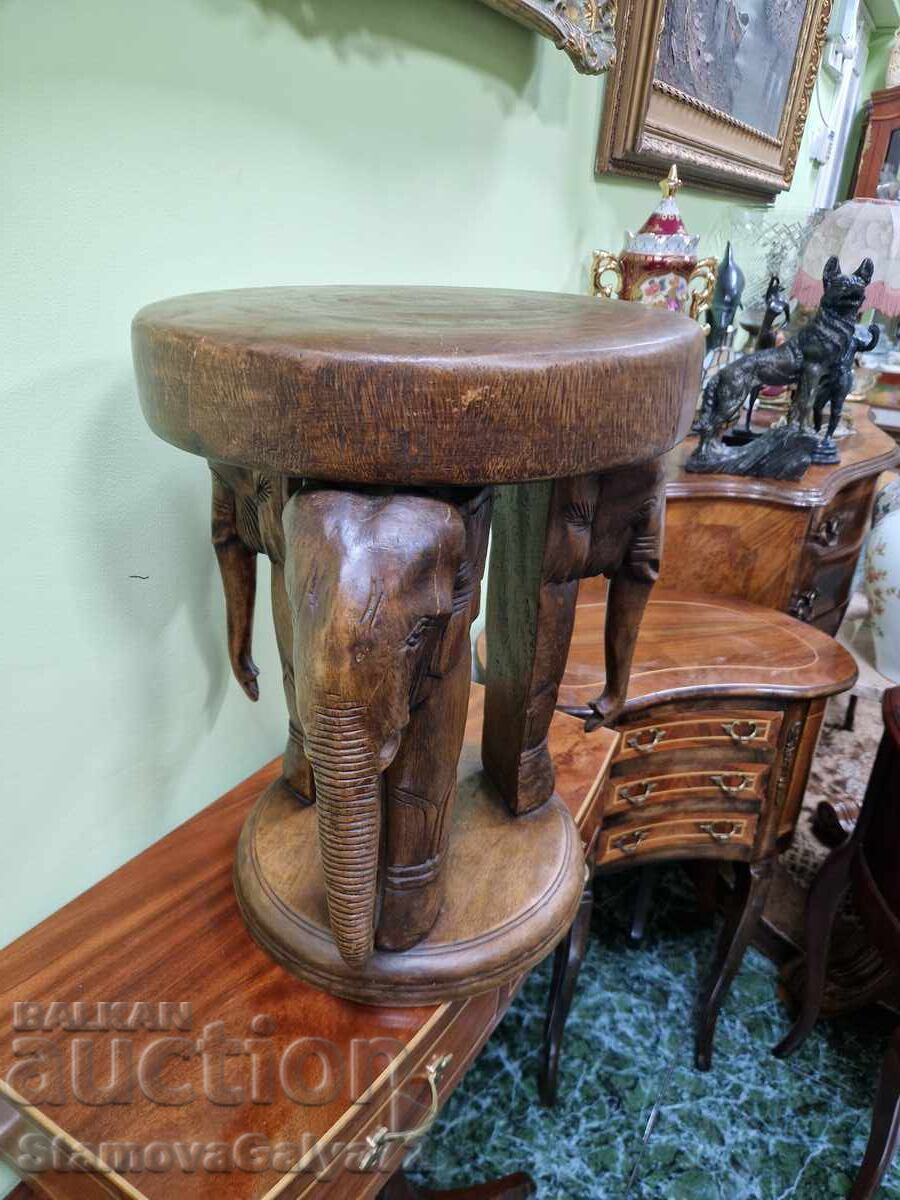 Livrarea Măsuță de lemn anglo-indiană antică, rară, superbă