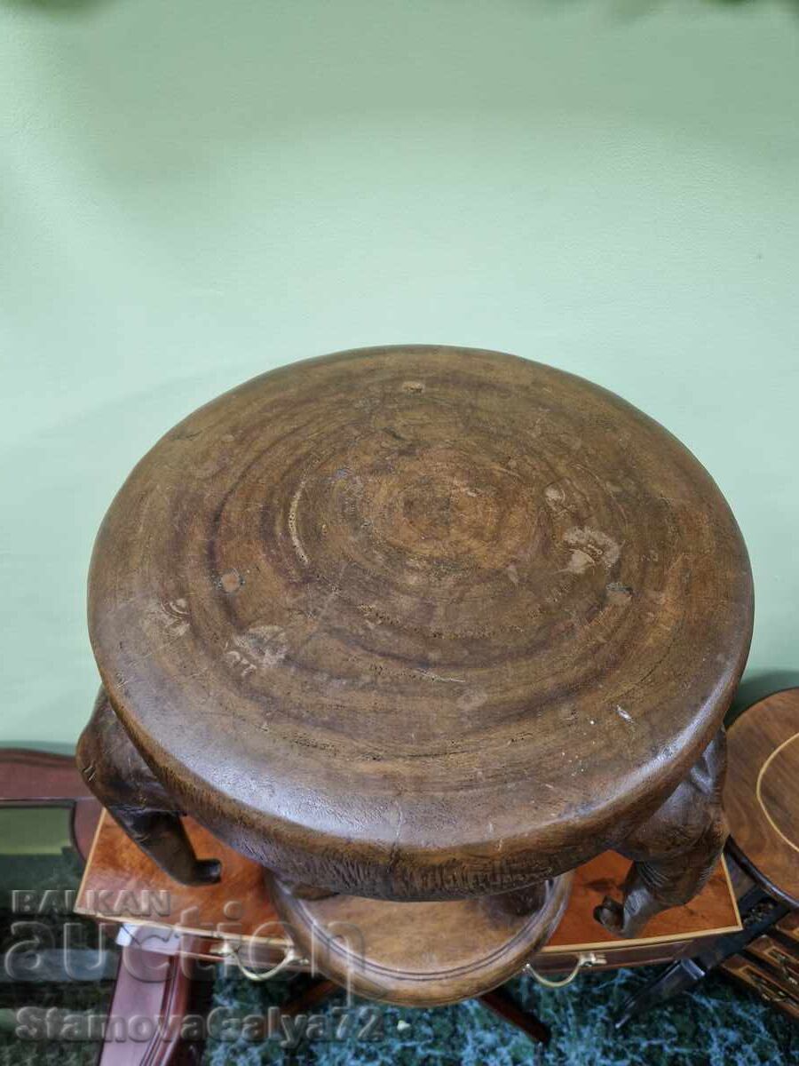 Εξαιρετικό σπάνιο αντίκα αγγλο-ινδικό ξύλινο τραπεζάκι - 6