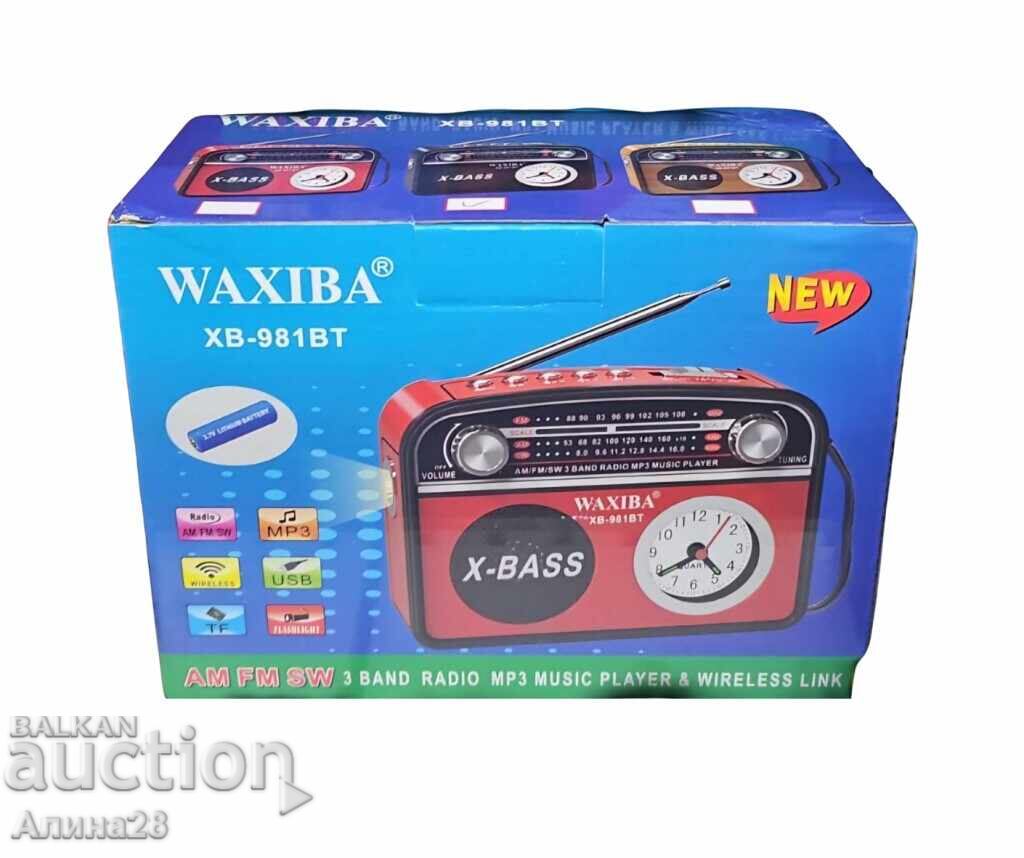 Φορητό ραδιόφωνο με φακό και ρολόι, μεγάφωνο με Bluet με τιμή € 17.51 | 34.25 BGN Φορητό ραδιόφωνο με φακό και ρολόι, μεγάφωνο με Bluet με τιμή € 17.51 | 34.25 BGN