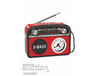 Radio portabil cu lanternă și ceas, difuzor cu Bluet