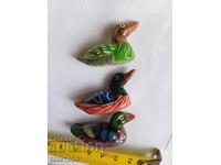 Figurine Rațe 3 bucăți ceramică