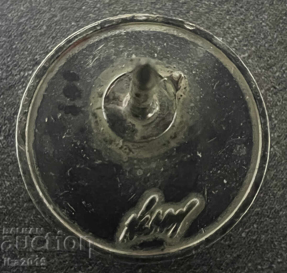 Licitație Semn de argint rar al Uniunii Bulgare de Fotbal cu semnătura