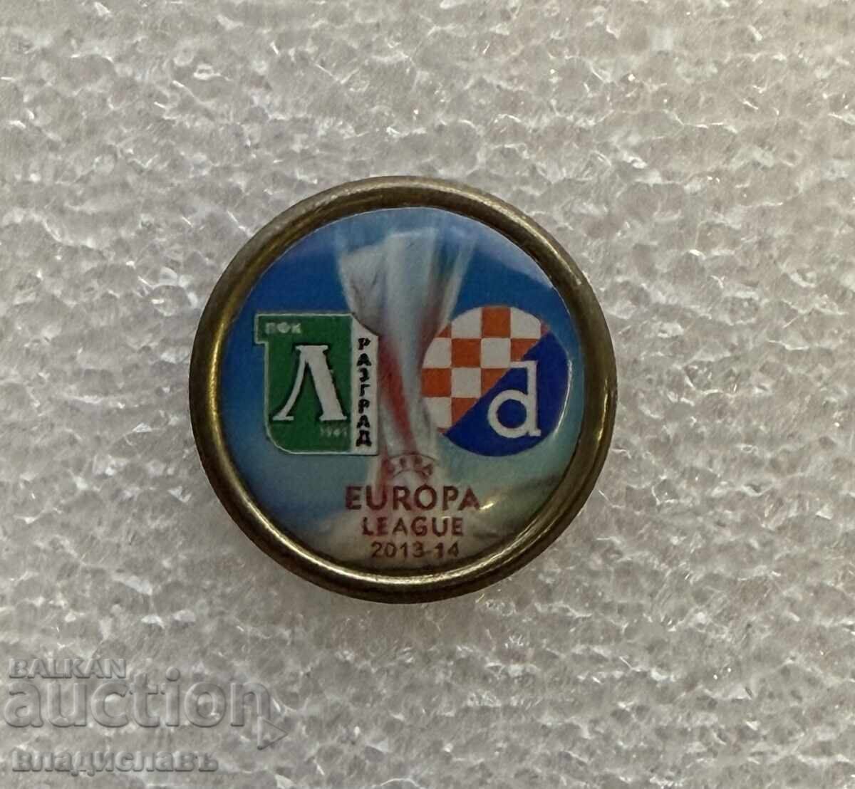 футболна значка Лига Европа Лудогорец - Динамо Загреб