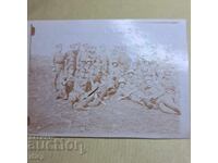 1918 soldați cu căști și grenade Primul Război Mondial