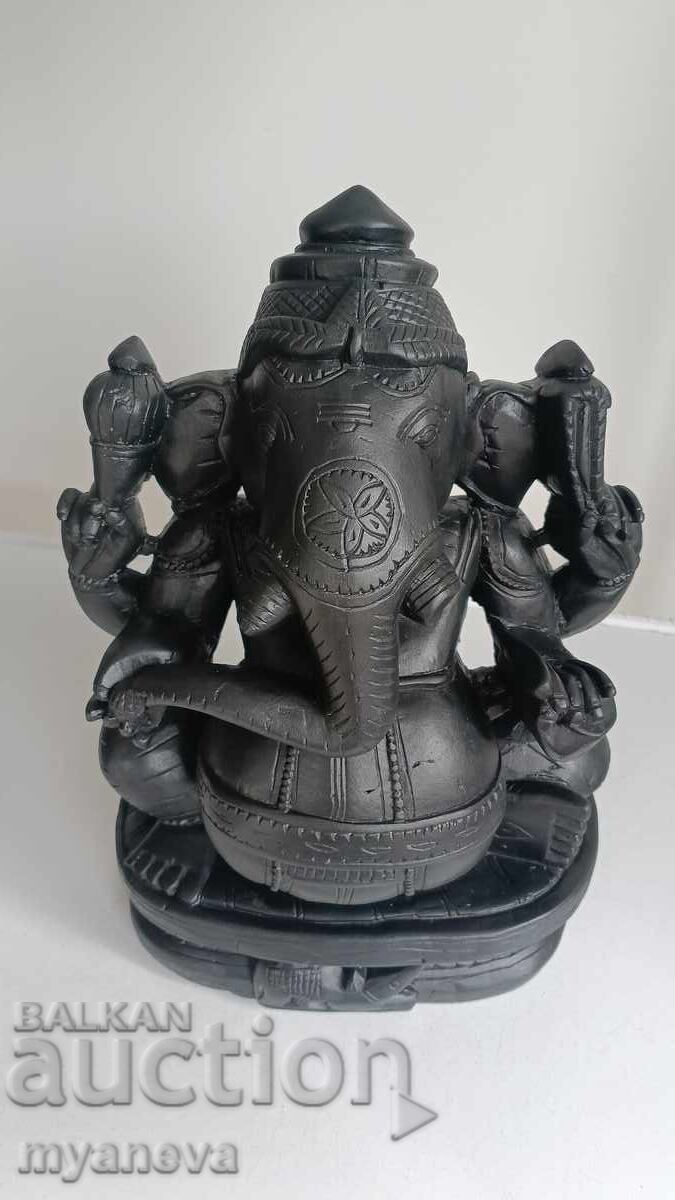 Аукцион Ганеша , статуетка от Индия, естествен камък, гранит