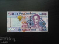 СИЕРА ЛЕОНЕ  5000   5 000  ЛЕОНЕС  2010  НОВА  UNC