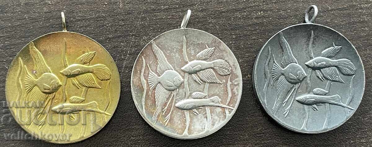 42707 Bŭlgariya 3 μετάλλια τμήμα Ακουαριστικής προς Ένωση Κουνελιών