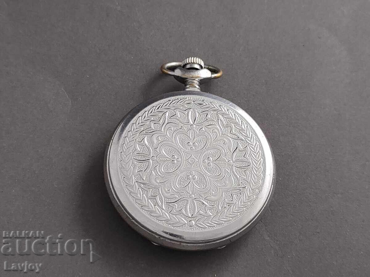 Ceas de buzunar ☭ cu capac Molnija cifre romane - 5