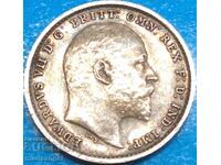 UK 2 Pence 1905 Maundy Edward Silver