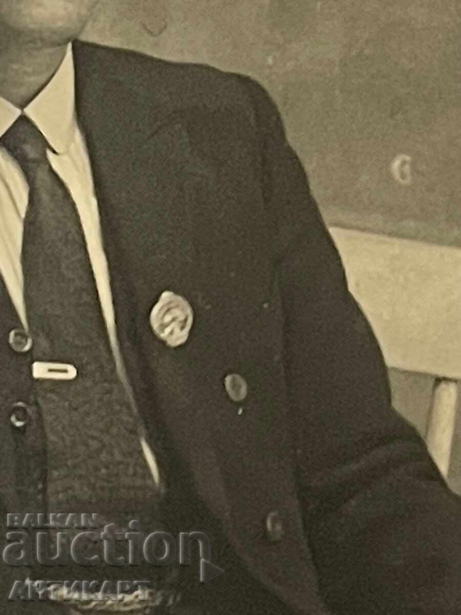 Licitație Fotografie veche VMRO comite cetnic cu semn pe spate semnată