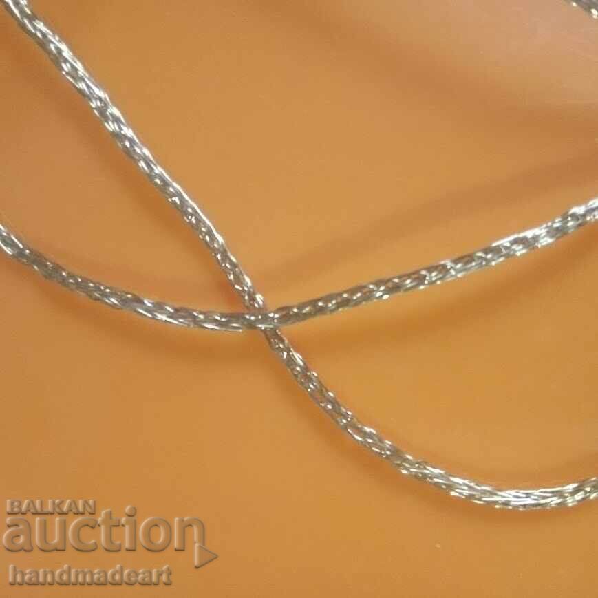 Аукцион 24 К Позлатено плетено колие - Бухал Gold-plated necklace