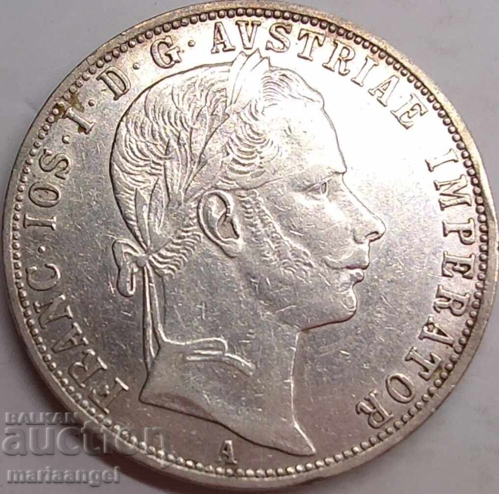 Austria 1 florin 1859 A - Vienna Franz Joseph silver - 5