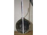 Παλιό χάλκινο (χάλκινο) τηγάνι