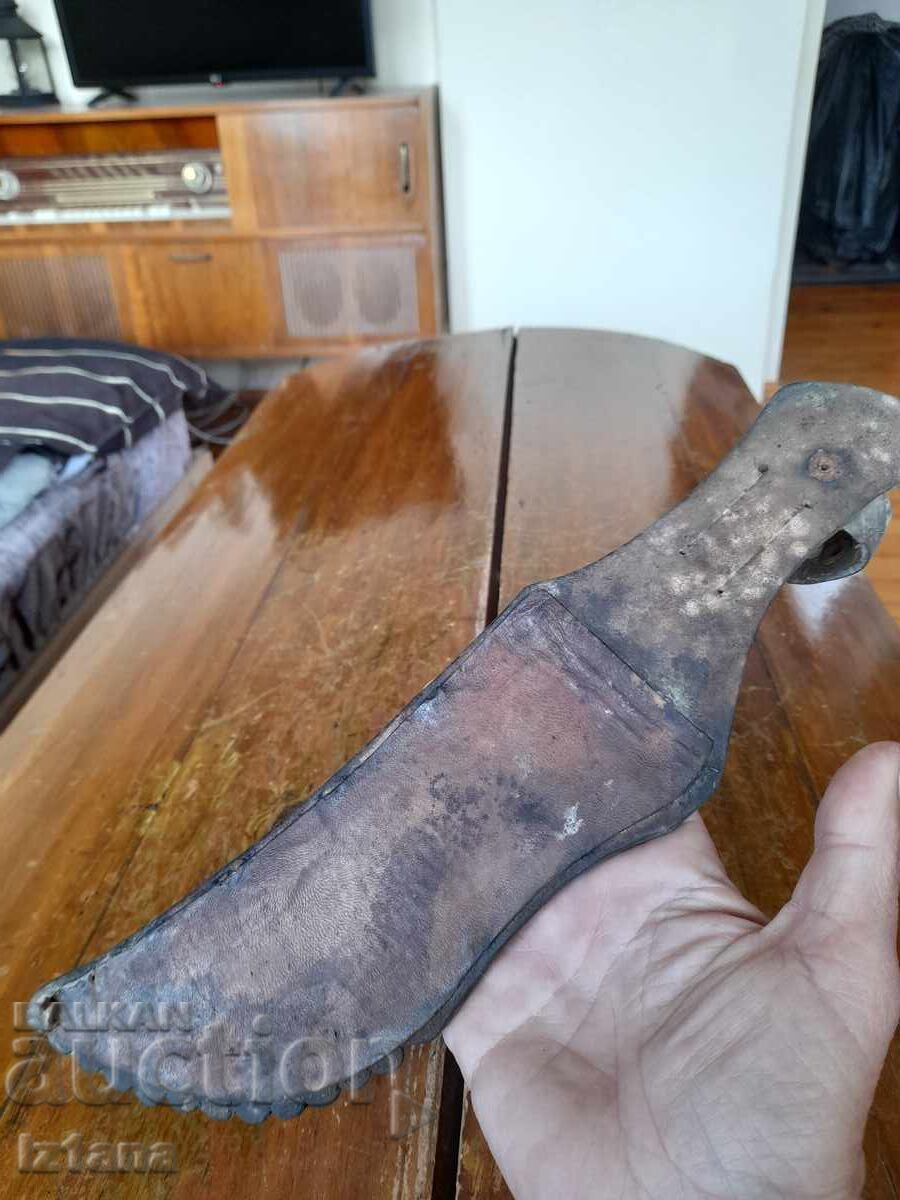 Παλιά δερμάτινη θήκη μαχαιριού - 5