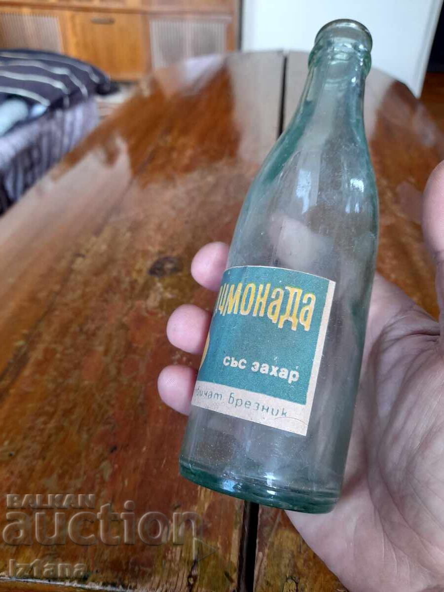 Auction  Old lemonade bottle from Promkombinat Breznik