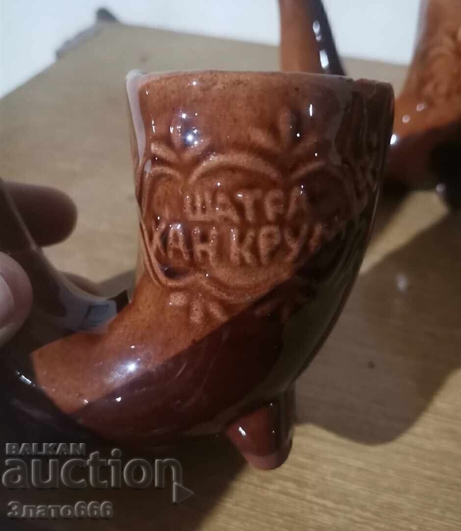 Δημοπρασία Κεραμικό σετ για κρασί και ρακή