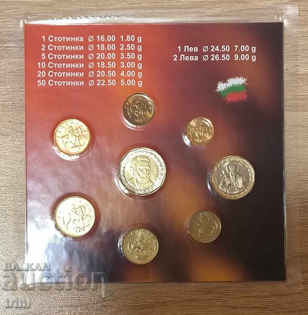 България Разменни монети  1999 - 2015 година, пълен сет UNC с цена € 12.00 | 23.47 лв.