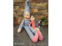 Παλιά κουρέλια κούκλες παλιάτσος κλόουν αρλεκίνος