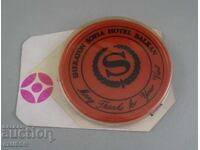 Suporturi de pahare sociale pentru hotel SHERATON BALKAN, sigilate, 6 buc